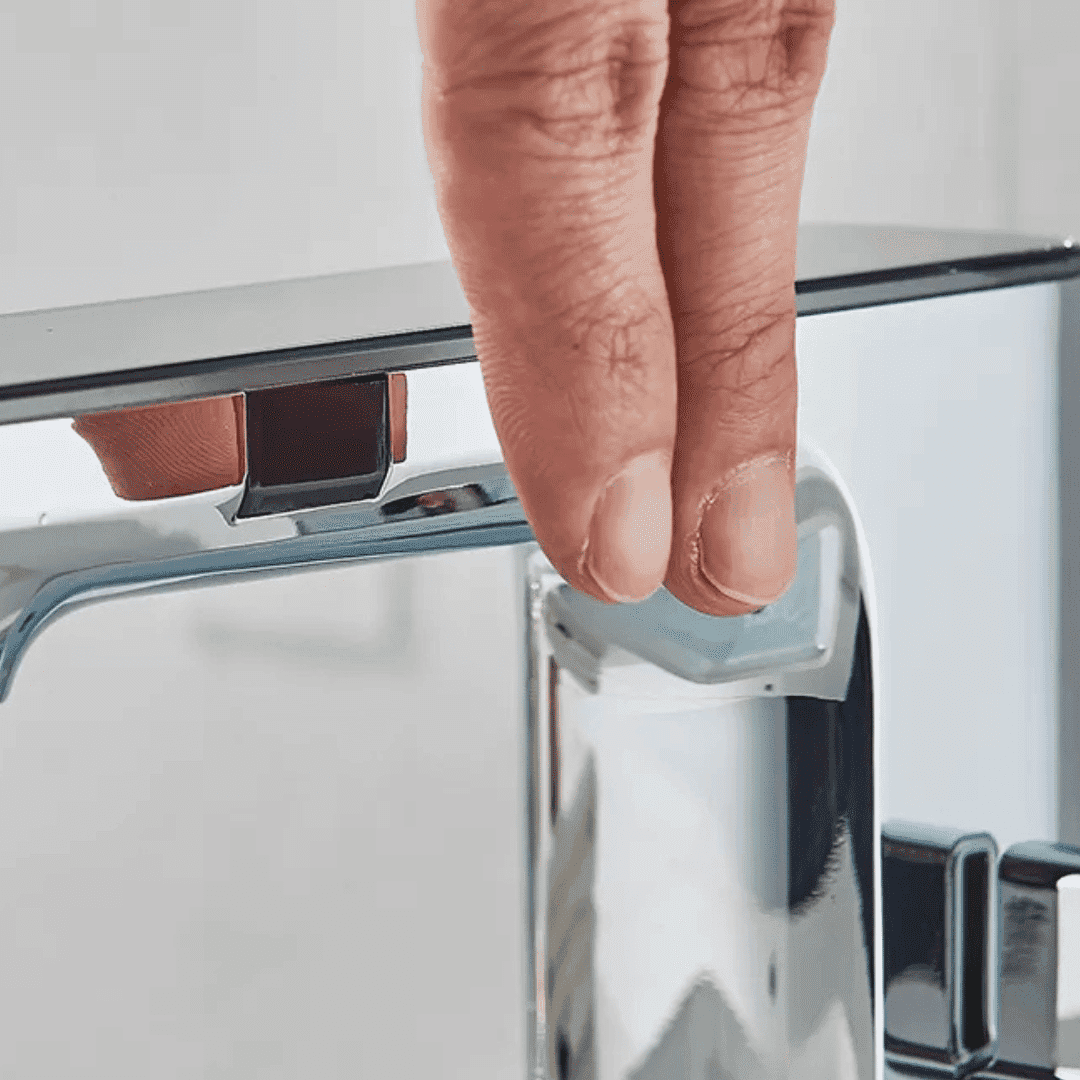 Torneira de Banheiro Monocomando com Indicador de Temperatura -  Touch Control