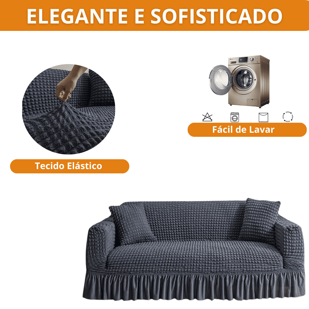 Capa de sofá Elastic Luxury com Frete Grátis