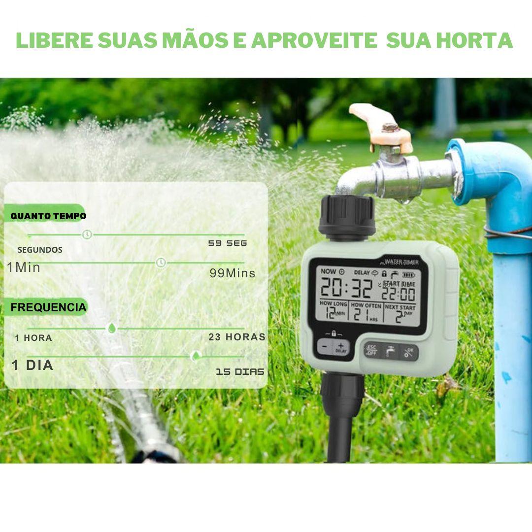 Temporizador Automático de Água do Jardim - HortaTimer Automático - Decora Magnus