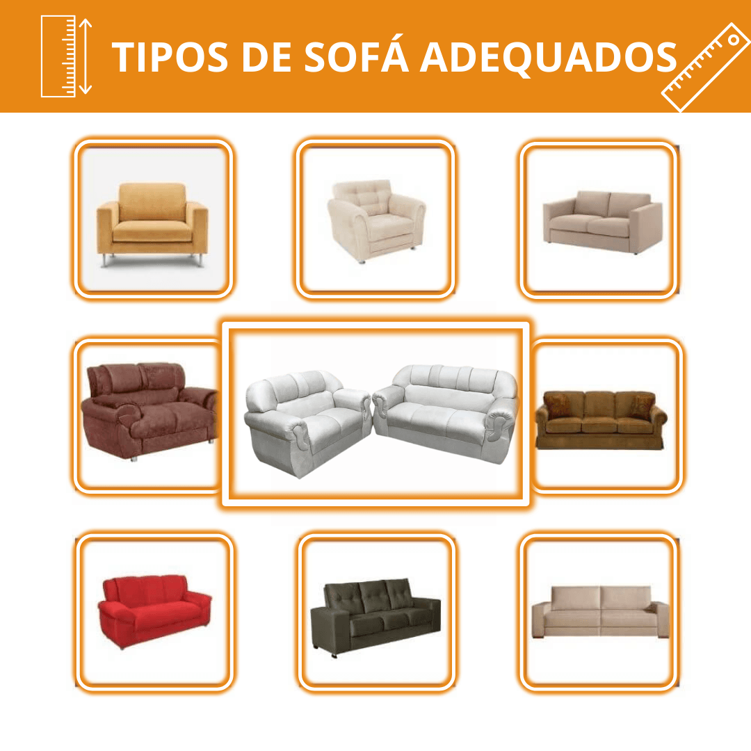 Capas de Sofá Elegance - Anti-Arranhão - FRETE GRÁTIS - Decora Magnus