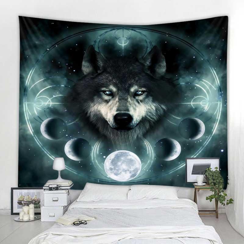 Tapeçaria Decorativa - Lobo 90x75cm - Decora Magnus