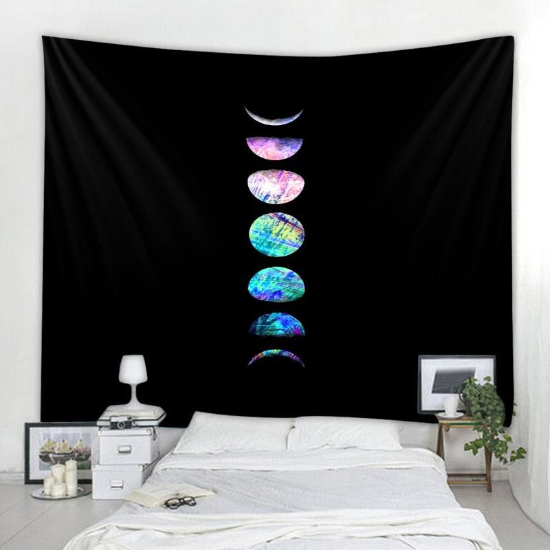 Tapeçaria Decorativa - Lua Mandala 90x75cm - Decora Magnus