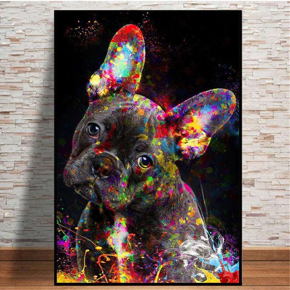 Pôster Decorativo Animais - Arte Abstrata - Decora Magnus