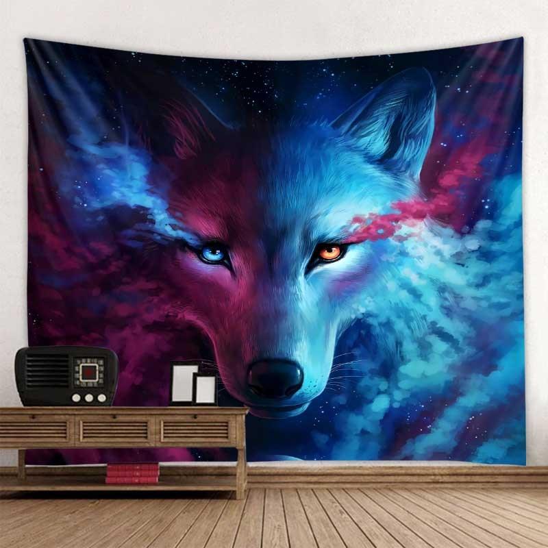 Tapeçaria Decorativa - Lobo 90x75cm - Decora Magnus