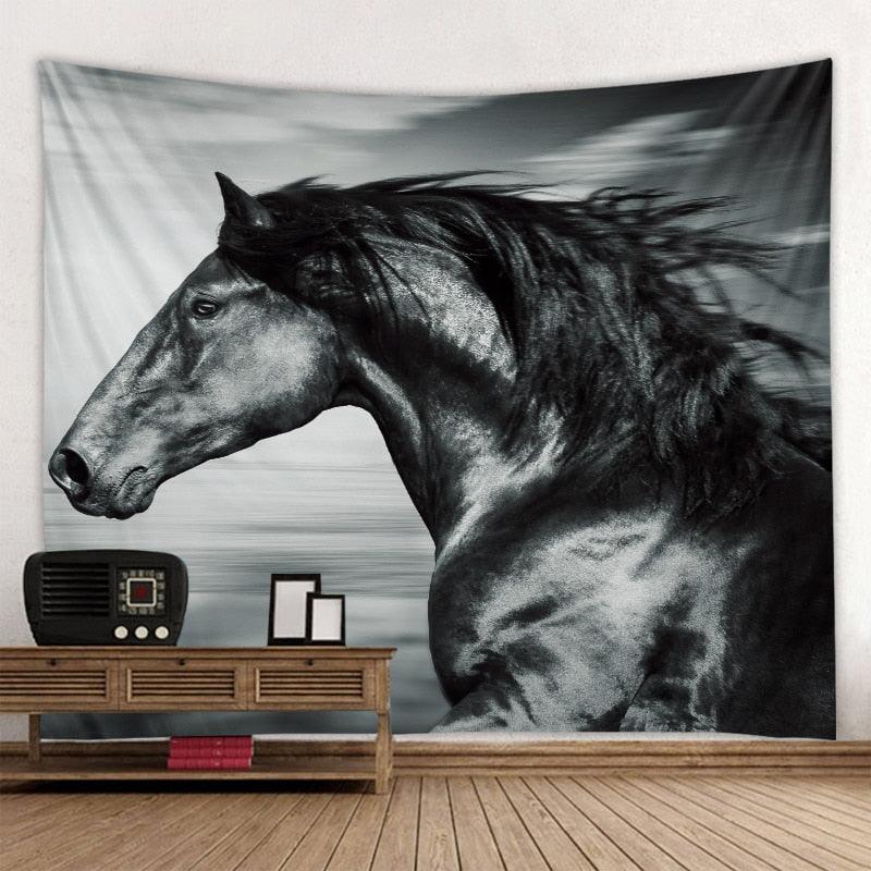 Tapeçaria Decorativa - Cavalo 90x75cm - Decora Magnus