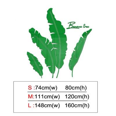 Espelho Adesivo em Acrílico - Folhas de Bananeira 2 - Decora Magnus