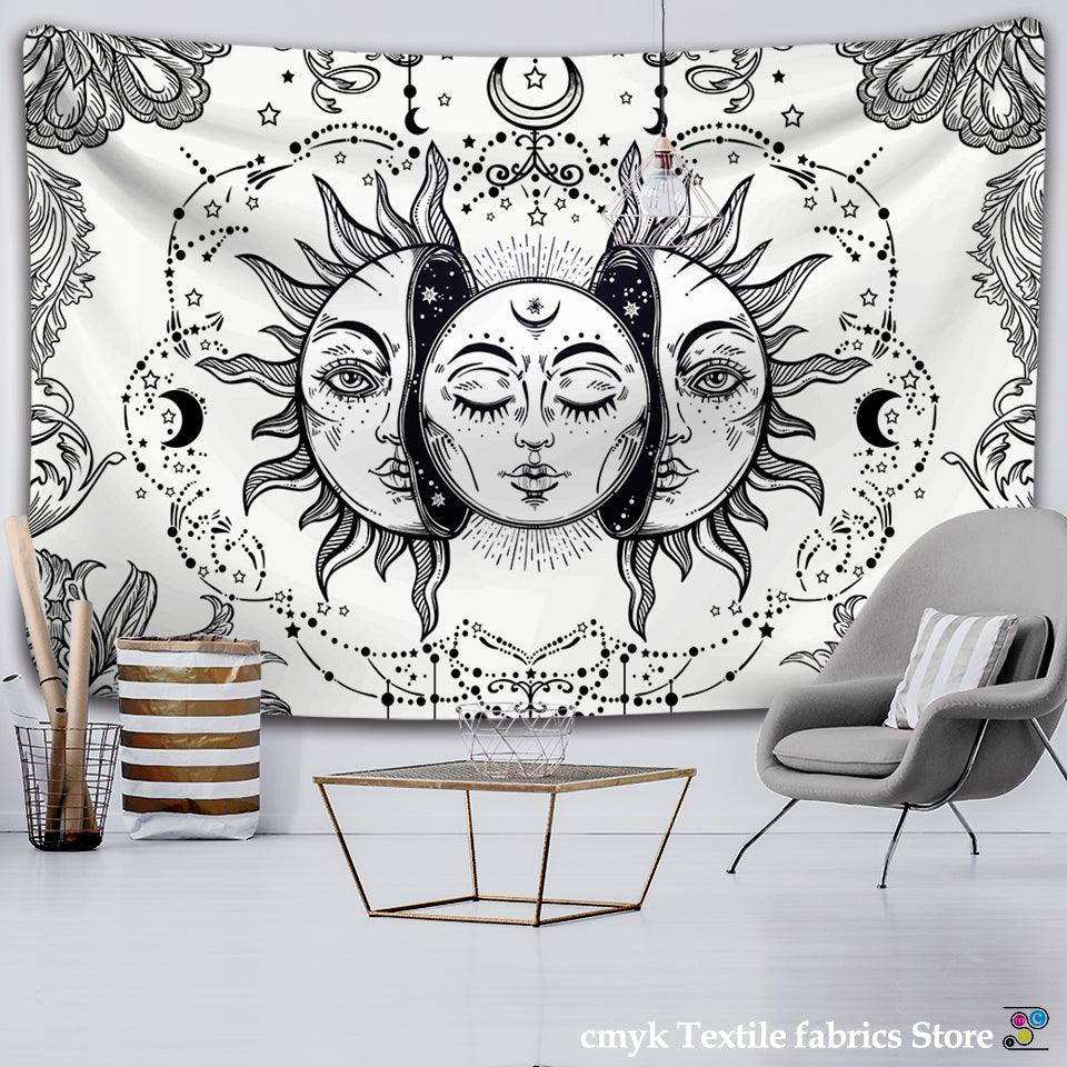 Tapeçaria Decorativa - Sol e Lua 230x150cm - Decora Magnus