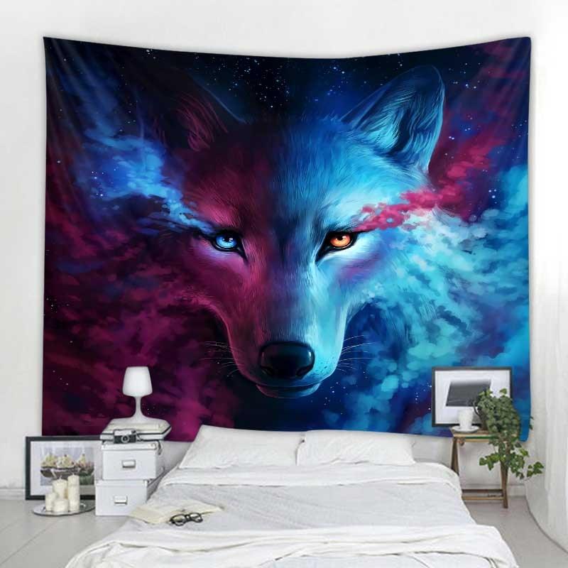 Tapeçaria Decorativa - Lobo 90x75cm - Decora Magnus