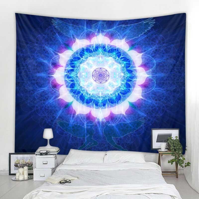 Tapeçaria Decorativa - Chakra Meditação 150x150cm - Decora Magnus