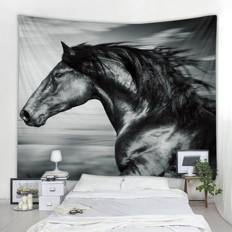 Tapeçaria Decorativa - Cavalo 90x75cm - Decora Magnus