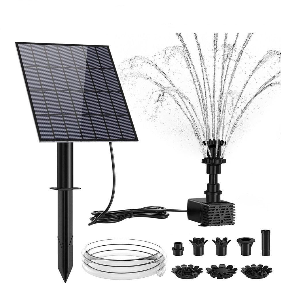 Bomba D´água Solar Para Jardim - Decora Magnus