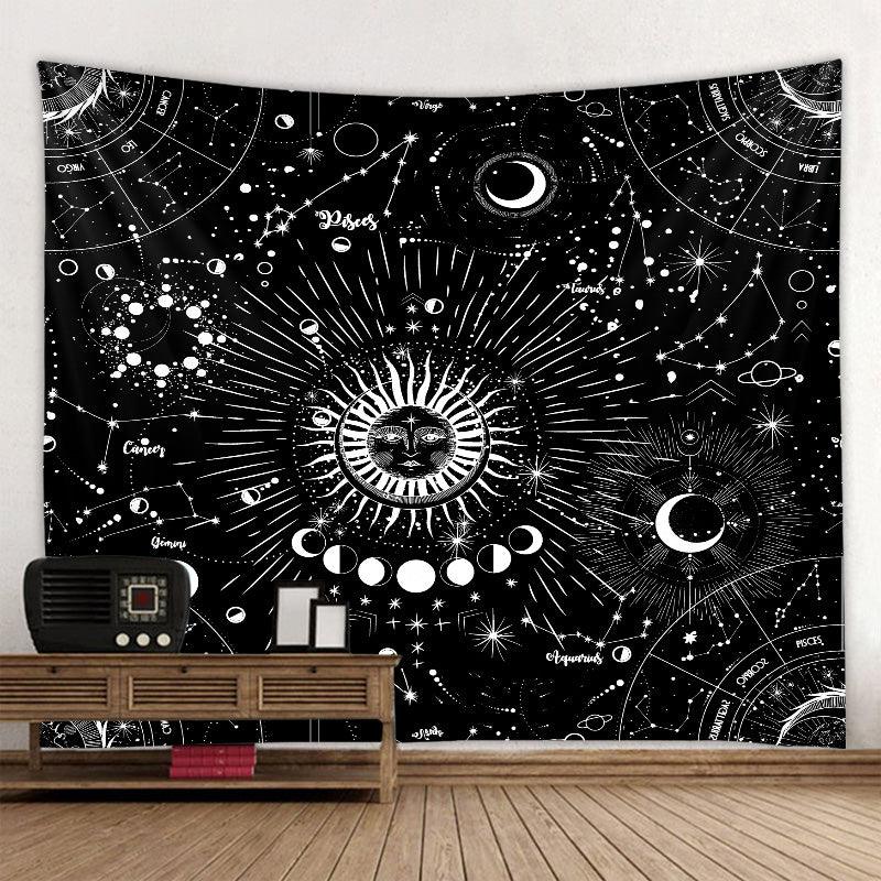 Tapeçaria Decorativa - Lua Mandala 150x130cm - Decora Magnus